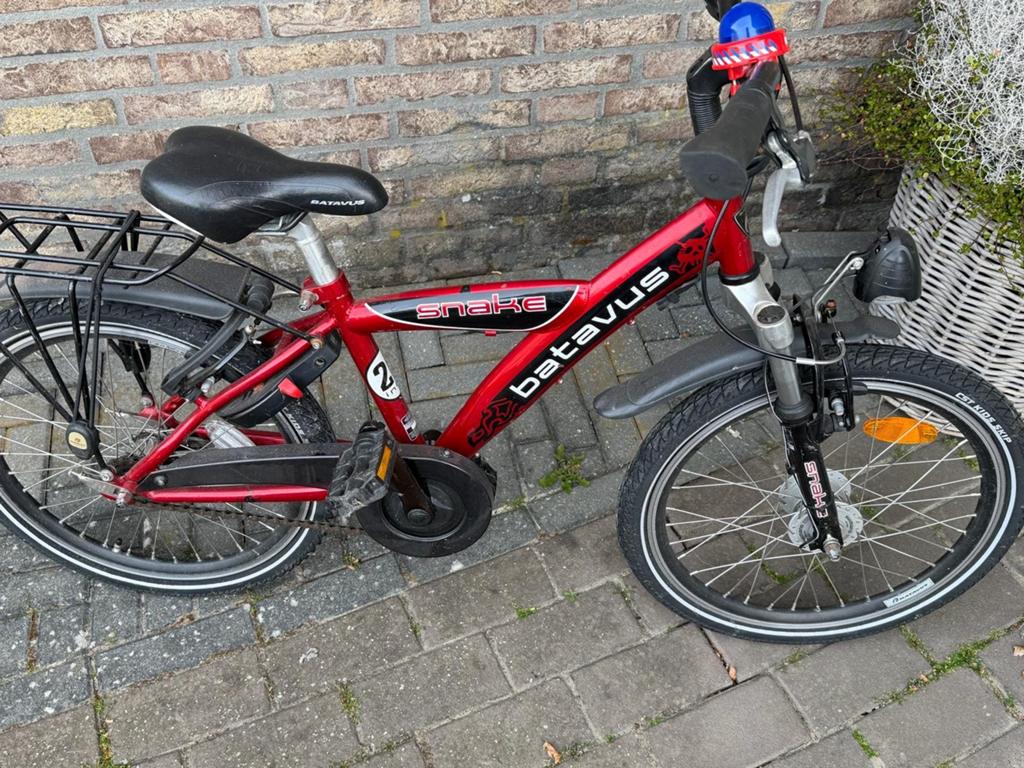 Batavus Snake 20 inch kinderfiets met handremmen, Ophalen, 20 inch of meer, Gebruikt, Velgrem