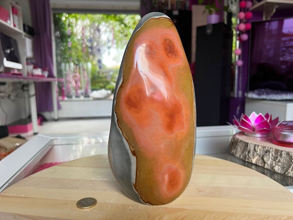 Jaspis stukken, diverse maten en vormen, zie foto's, Ophalen of Verzenden, Mineraal