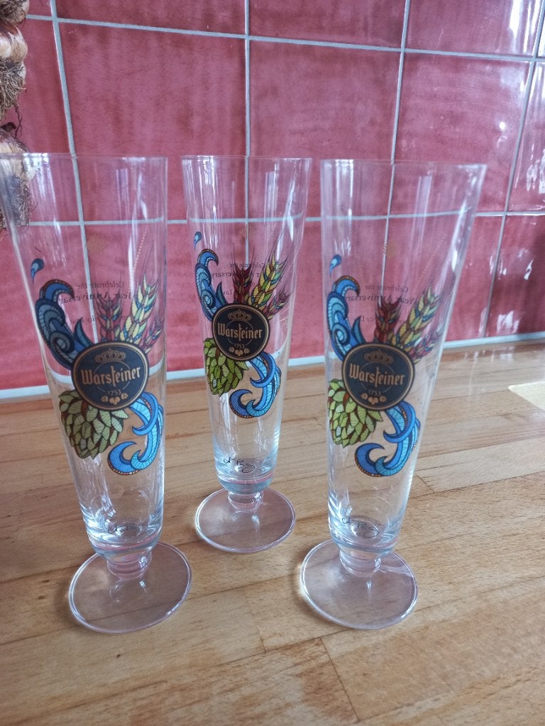 Bierglazen  glazen, Ophalen of Verzenden, Zo goed als nieuw, Bierglas