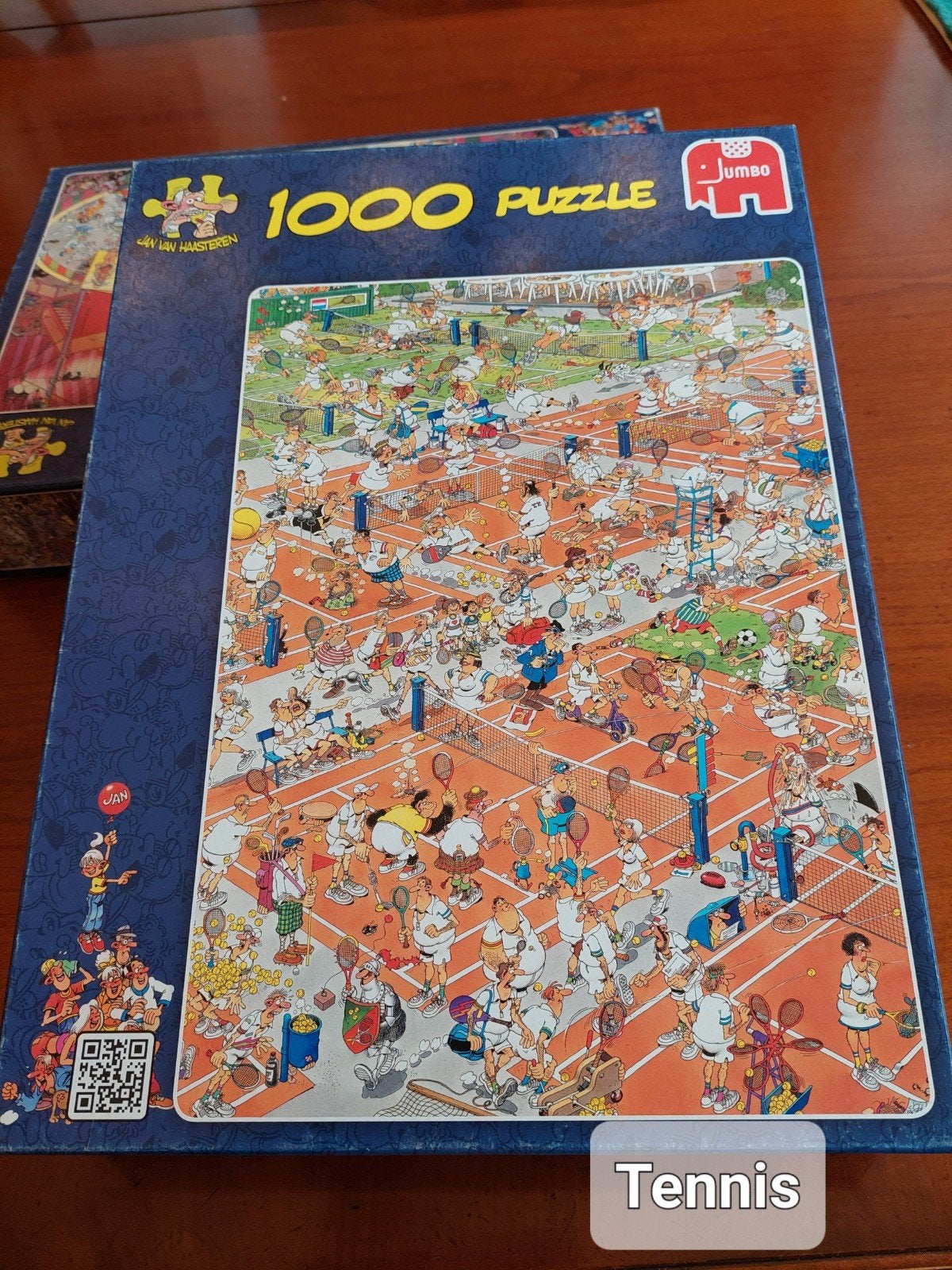 24 van haasteren puzzels  (totaal 30 puzzels) zie adv/foto's, Ophalen of Verzenden, 500 t/m 1500 stukjes, Zo goed als nieuw