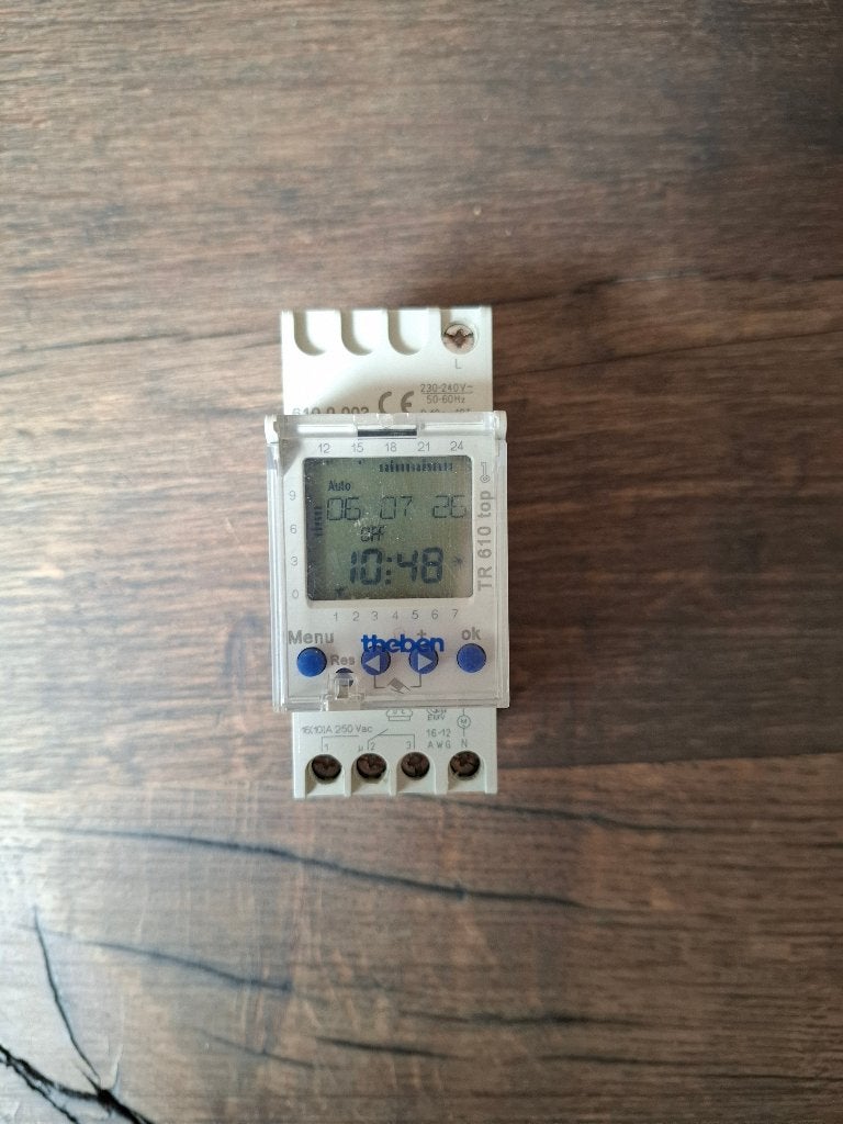 Schakelklok Theben TR 610 TOP, Hobby en Vrije tijd, Ophalen of Verzenden, Gebruikt