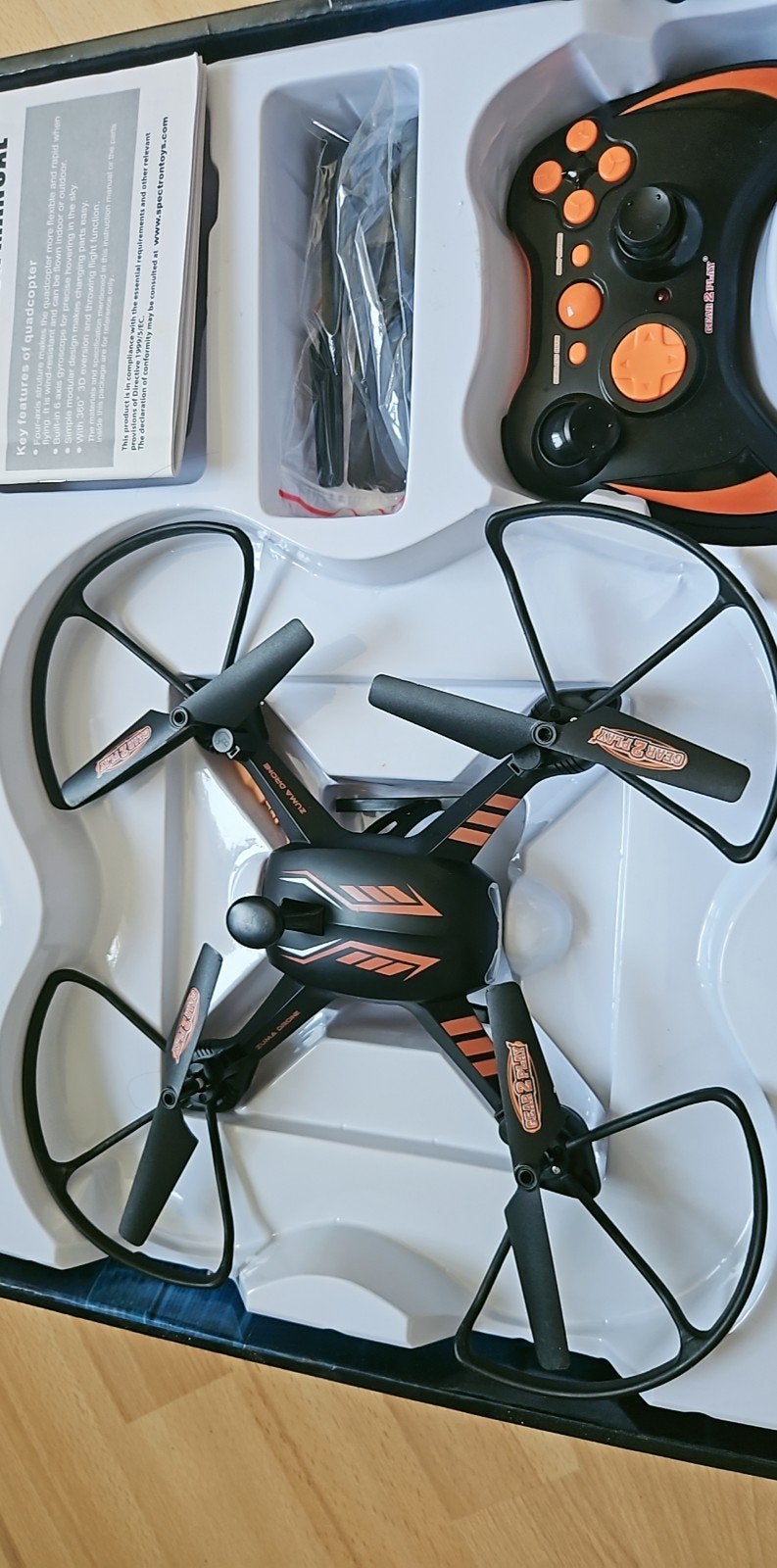 Nieuw Zuma drone met camera en AB, merk Gear2play paar keren, Ophalen of Verzenden, Nieuw, Met camera
