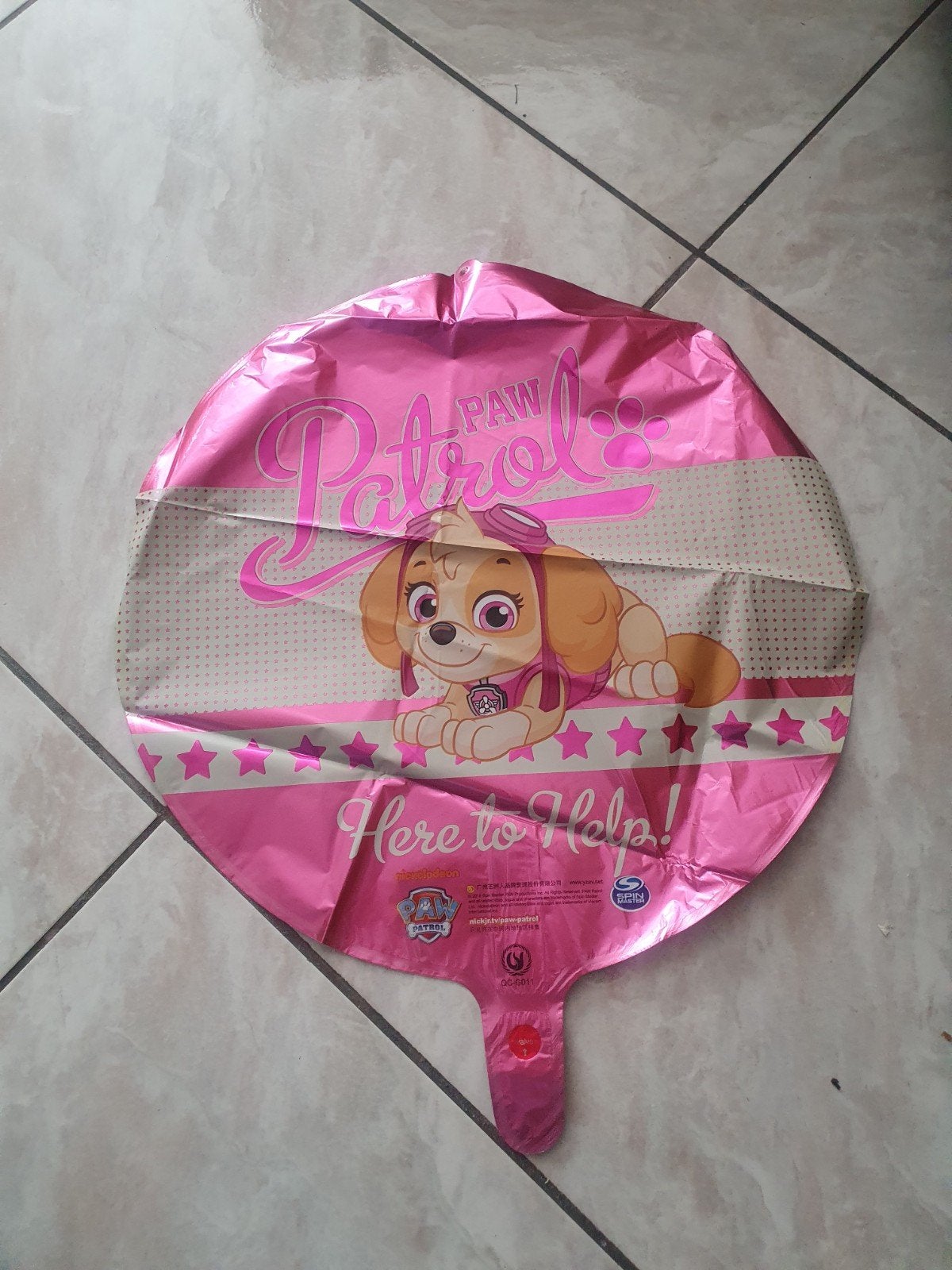 Nieuwe Paw Patrol Folieballon Skye - Feestversiering, Ophalen of Verzenden, Nieuw