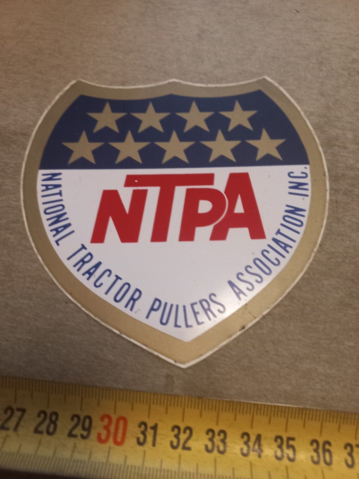 Vintage NTPA Tractor Pullers Association Sticker/Embleem, Ophalen of Verzenden