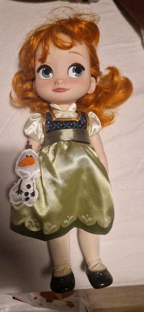 Anna Pop Frozen Disneyland Parijs 36cm, Ophalen of Verzenden, Zo goed als nieuw, Overige typen
