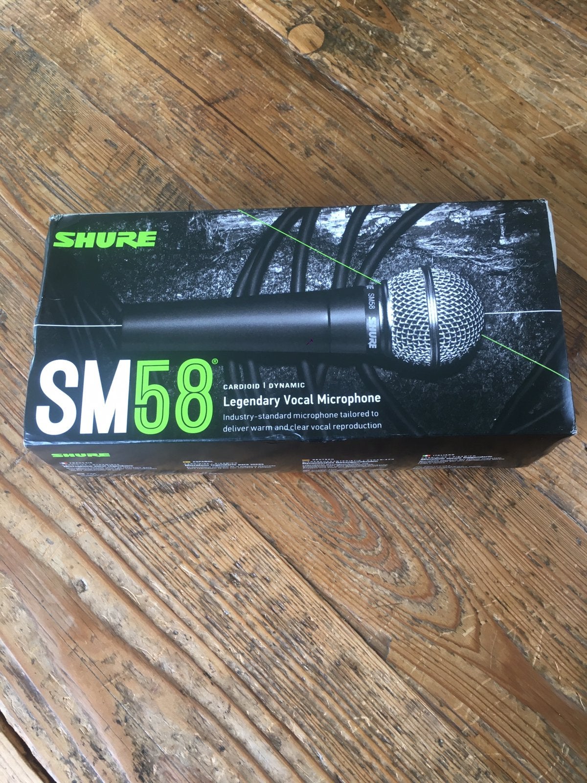 Shure SM58 microfoon GLOEDNIEUW IN DOOS met garantie., Ophalen of Verzenden, Nieuw, Zangmicrofoon