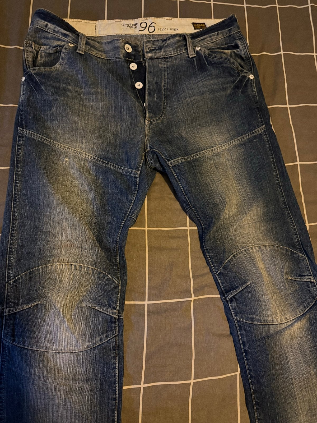G-Star Raw 96 spijkerbroek - W36 L34, Ophalen of Verzenden, Gedragen, Blauw, W36 - W38 (confectie 52/54)