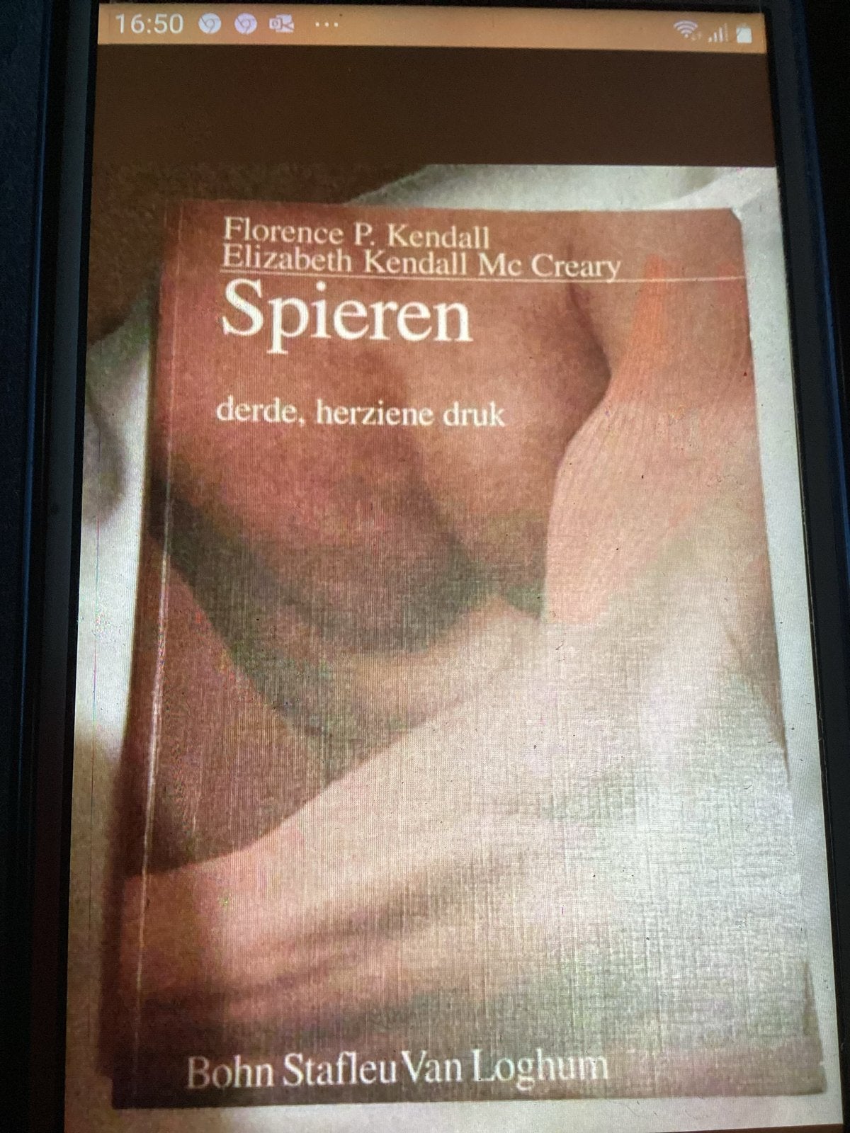 Spieren - Kendall & McCreary (3e herziene druk), Boeken, Ophalen of Verzenden, Beta, Zo goed als nieuw, HBO