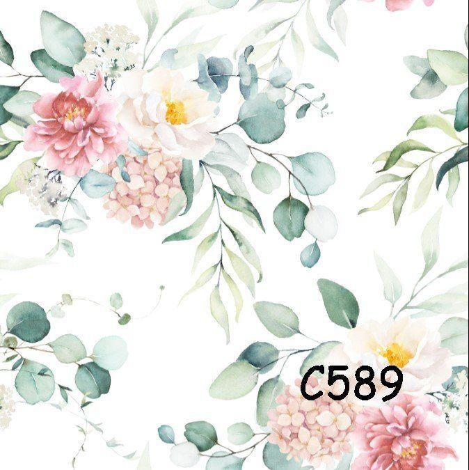 Servetten decoupage/bullet journal * pioenroos C589, Verzenden, Nieuw