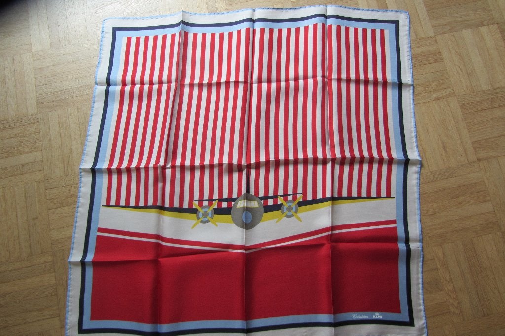 zijden sjaal KLM, Verzenden, Nieuw, Maat 46/48 (XL) of groter, Sjaal