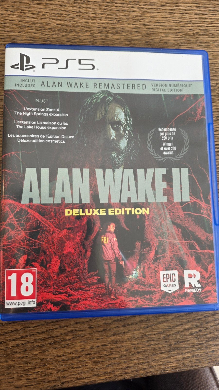 Alan Wake II Deluxe Edition PS5 (incl. Alan Wake Remastered), Avontuur en Actie, Vanaf 18 jaar, 1 speler, Ophalen of Verzenden