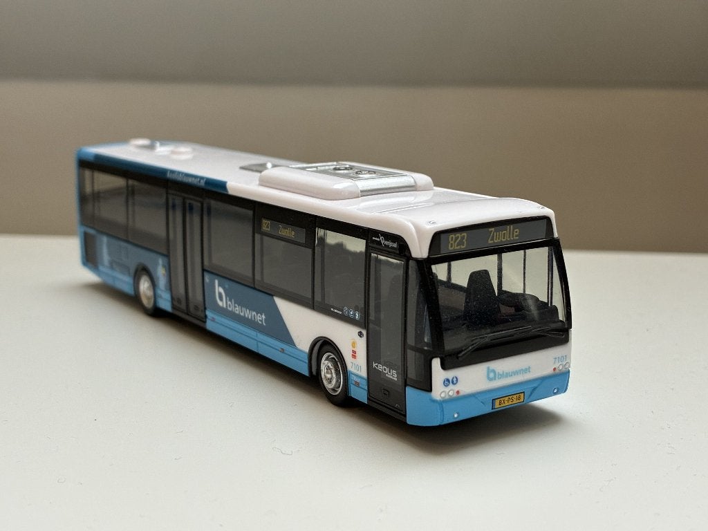 Hollandoto Keolis Blauwnet Vdl Ambassador 823 Zwolle, Hobby en Vrije tijd, Ophalen, Zo goed als nieuw, Bus of Vrachtwagen, Overige merken