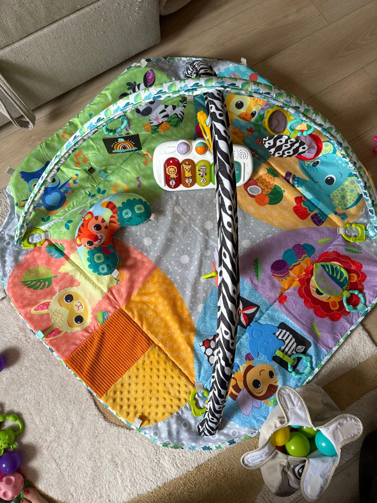 VTech Baby Dierenvriendjes Speelmat 7-in-1 Babygym, Kinderen en Baby's, Ophalen of Verzenden, Zo goed als nieuw, Babygym, Met licht
