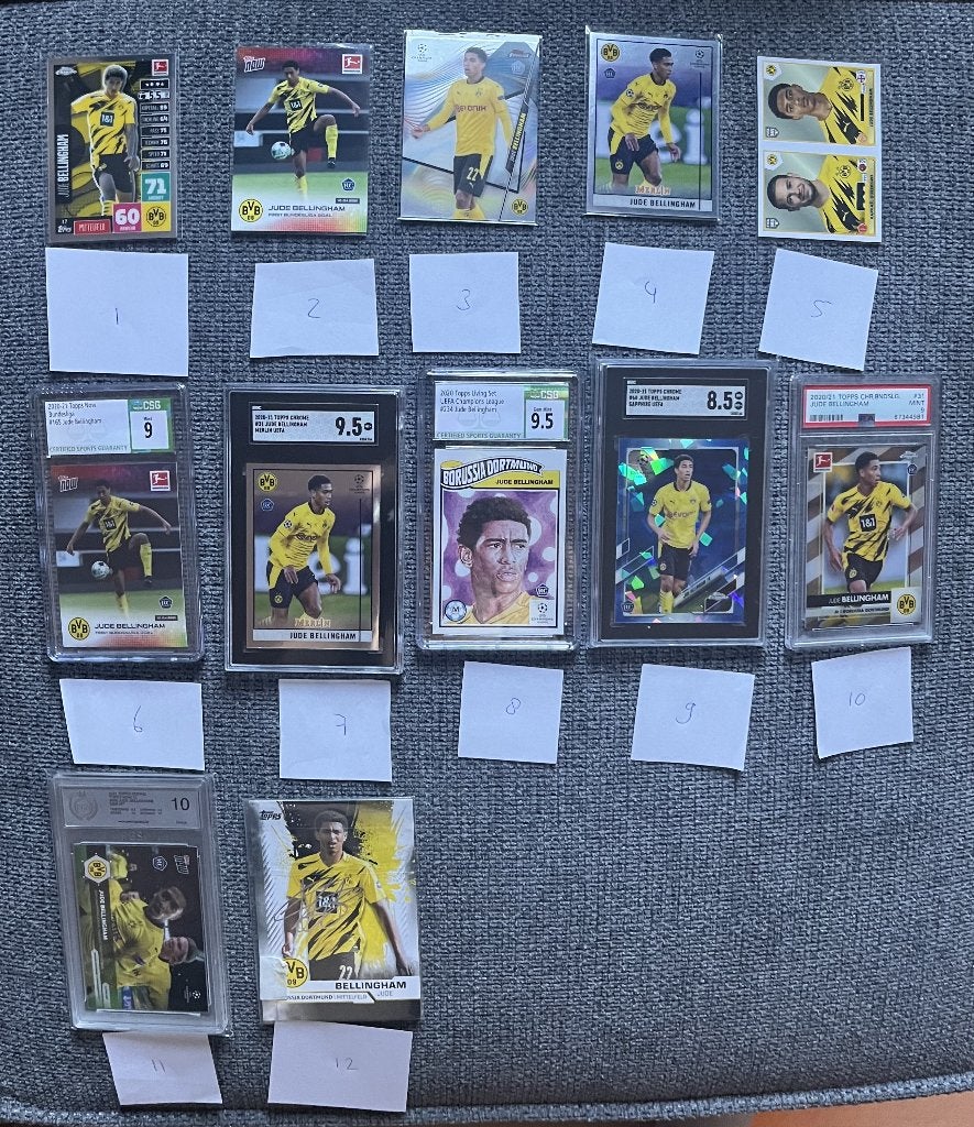Jude Bellingham Topps Panini kaarten, Verzenden, Zo goed als nieuw, Sport