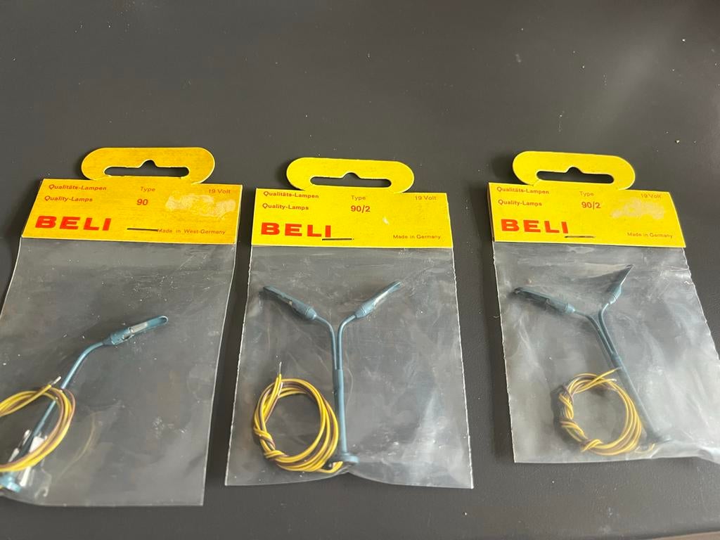 Nspoor lantaarns 19 volt - 2 dubbele en 1 enkele, Ophalen of Verzenden, Nieuw, Overige typen, Overige merken