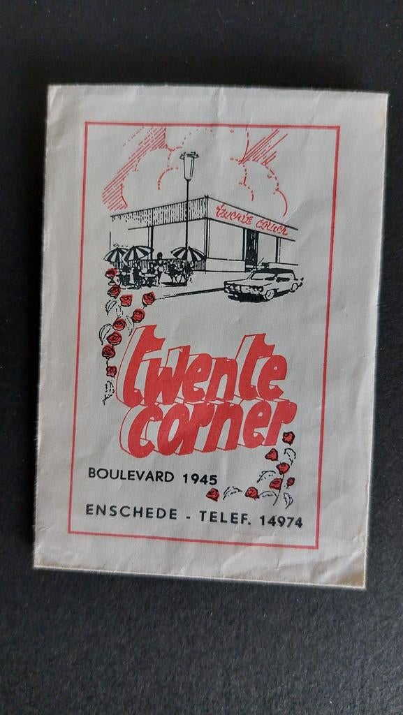 Enschede, Twente corner, Verzamelen, Suikerzakjes, Verzenden, Nederland