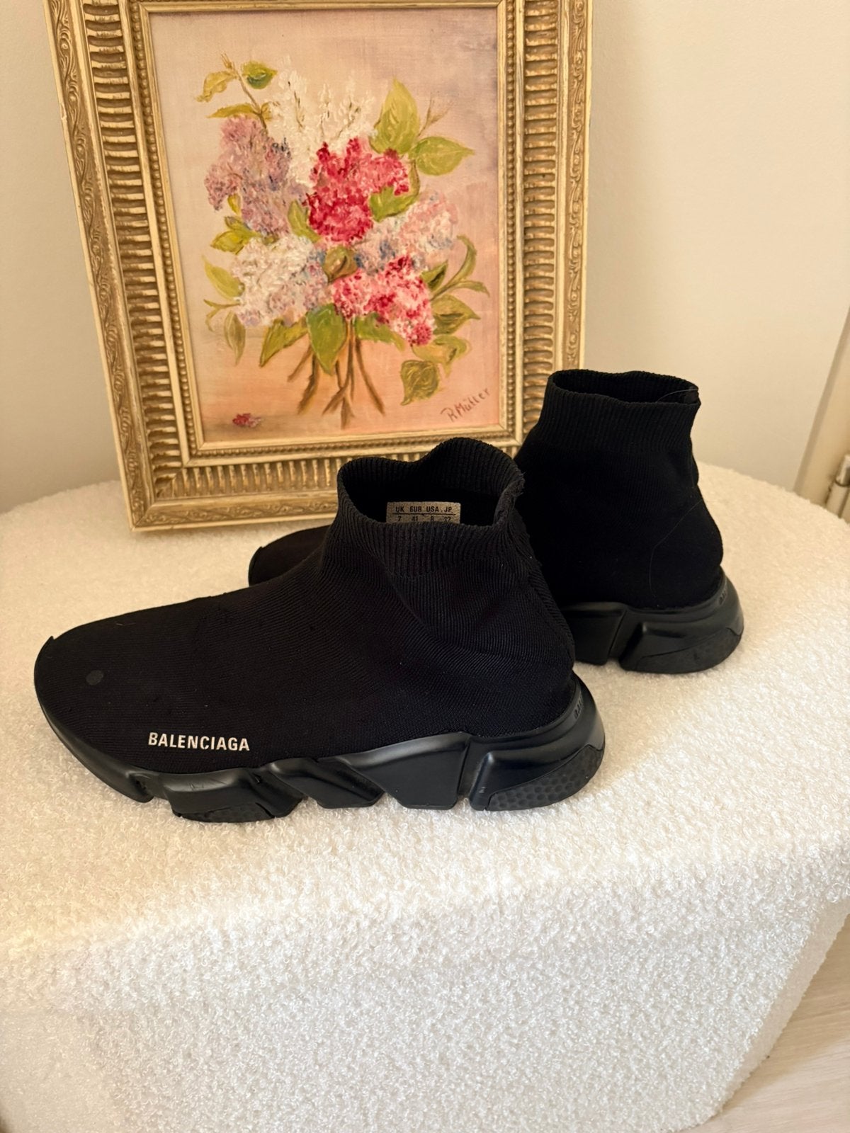 Balenciaga runners, Zwart, Ophalen of Verzenden, Sneakers of Gympen, Gedragen