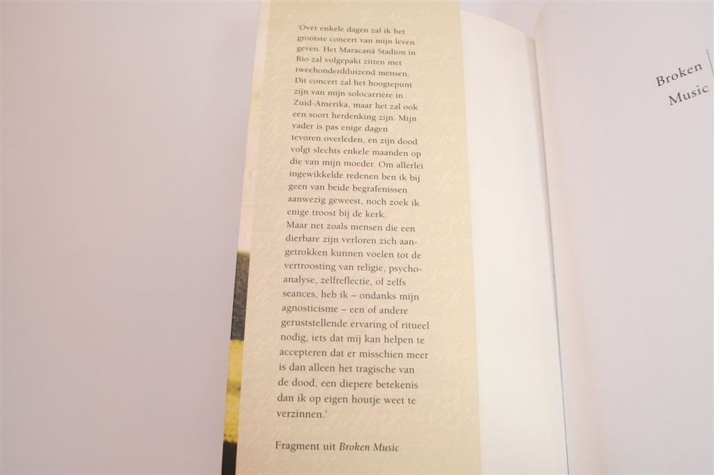 Sting: Broken Music — Zijn Leven voor The Police, Boeken, Ophalen of Verzenden, Gelezen, Artiest