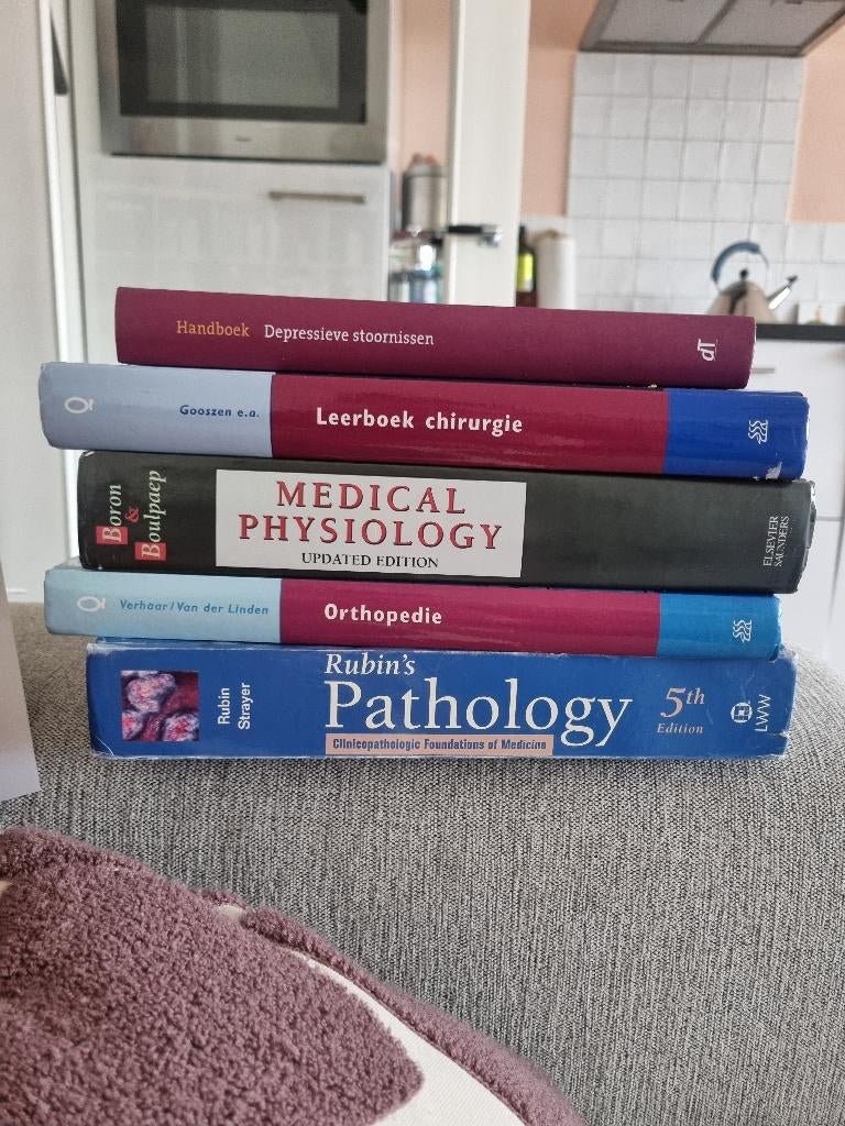 Studieboeken geneeskunde, Boeken, Studieboeken en Cursussen, Diverse, Ophalen of Verzenden, Beta, WO