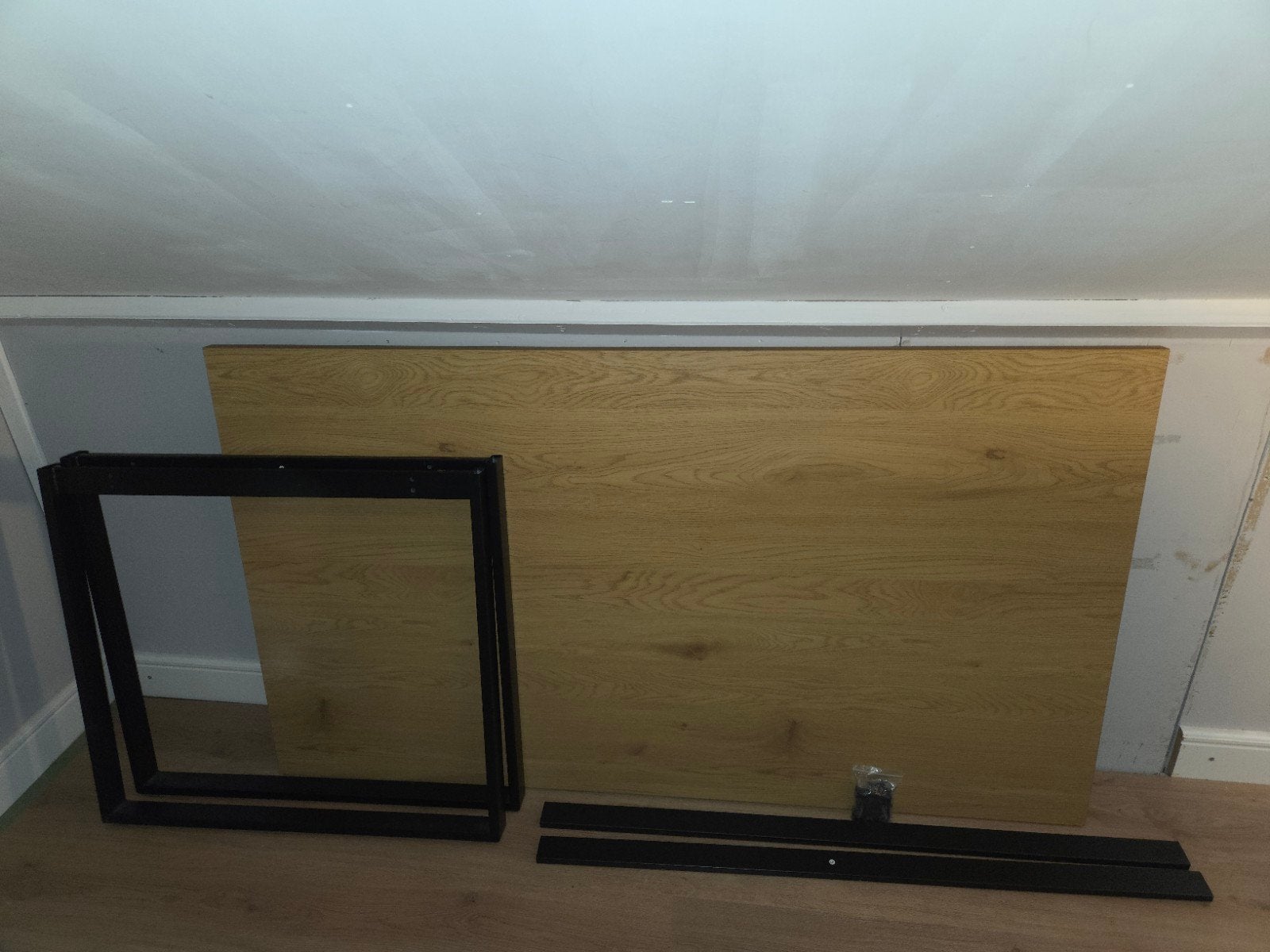 Jysk Eettafel AABENRAA 90x160 warm eiken kleur, Gebruikt, 50 tot 100 cm, 150 tot 200 cm, Vier personen