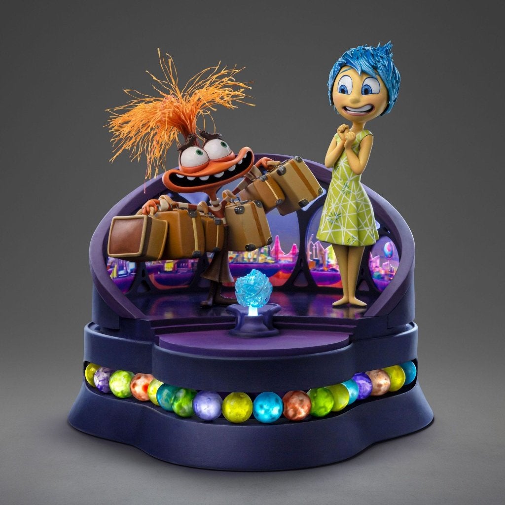 Iron Studios Inside Out Deluxe Statue Joy and Anxiety, Verzamelen, Leça do Balio freguesia de Custódias, Info@fine.com, Beeldje, Replica of Model