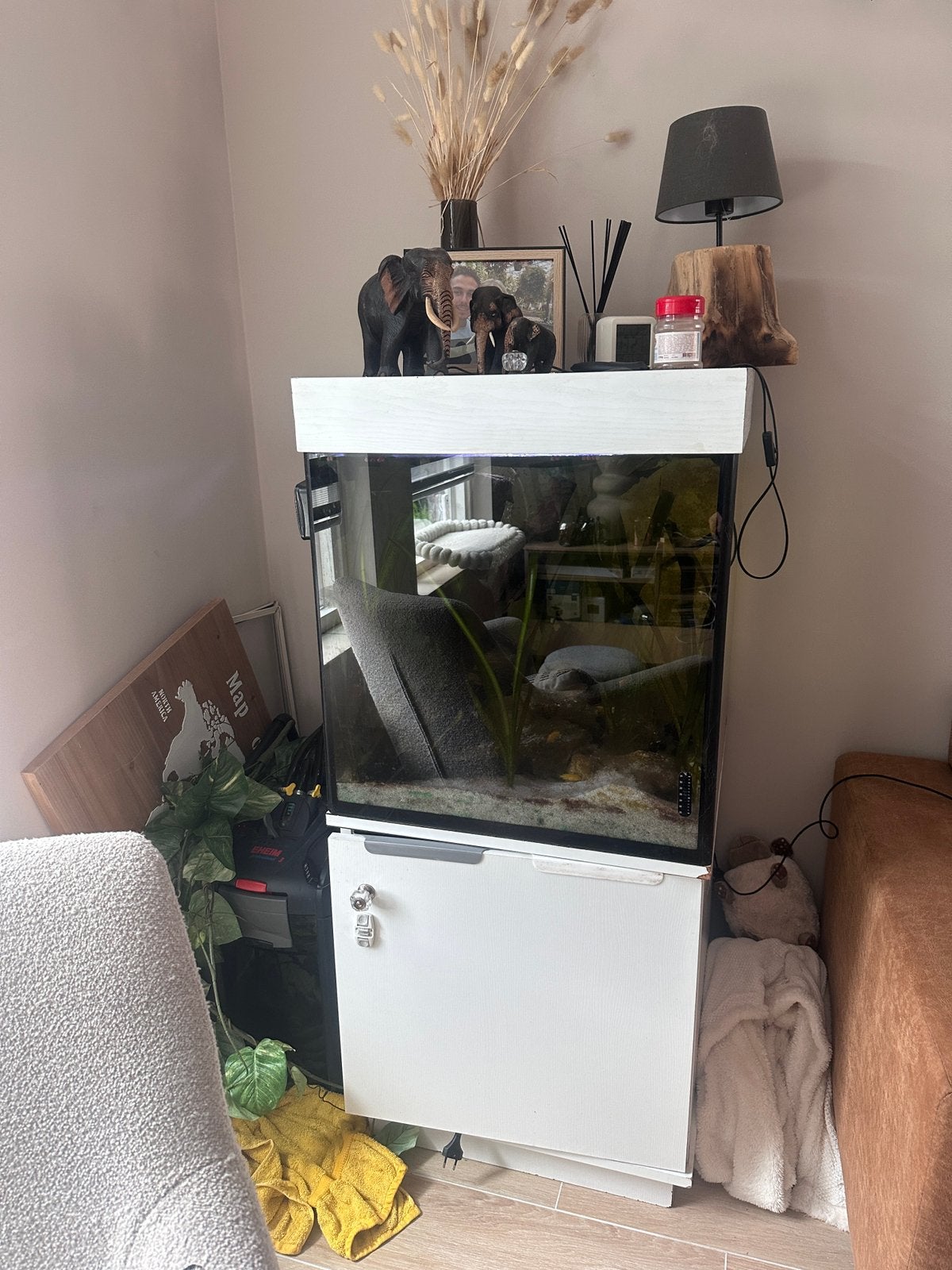 Aquarium teab bijna gratis, Dieren en Toebehoren, Ophalen of Verzenden, Zo goed als nieuw, Leeg aquarium