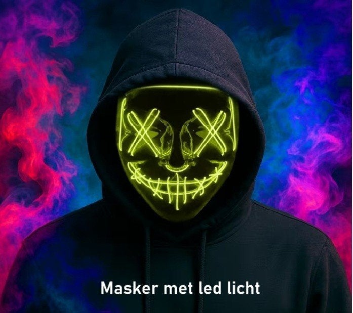 26 nieuwe halloween masker met en zonder LED Licht, Ophalen, Nieuw