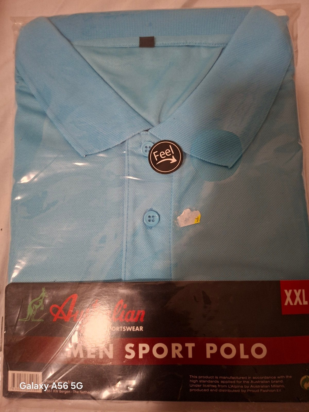 Australian Men Sport Polo - Nieuw met label, Blauw, Nieuw, Overige maten, Ophalen of Verzenden