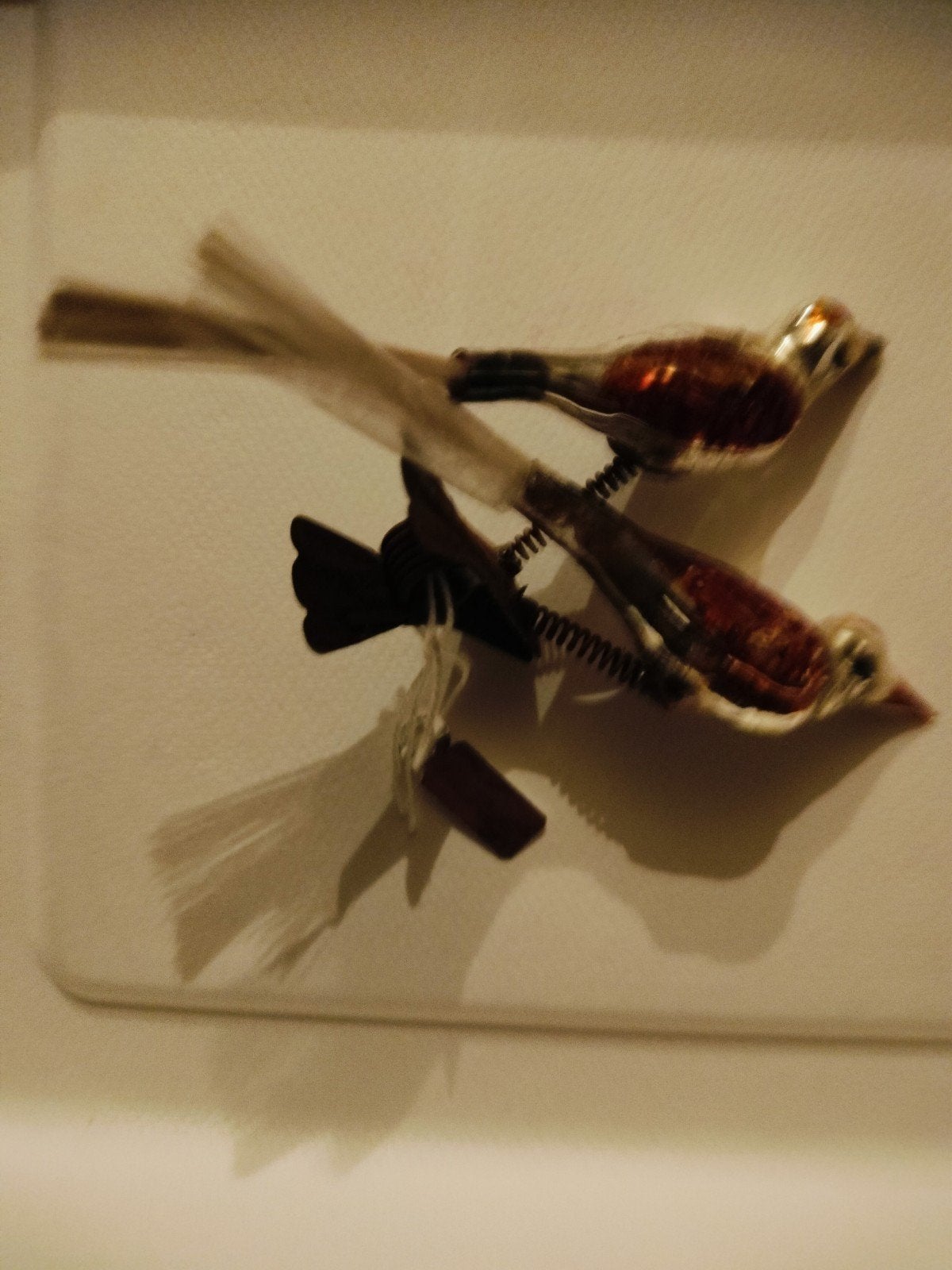 2 vogeltjes op klem , ca 1925, Ophalen of Verzenden