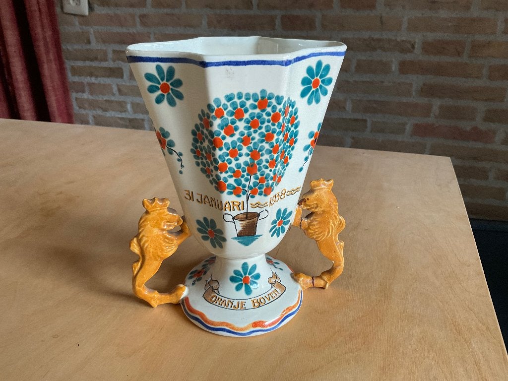 Kan oranje boven plateel gouda, Antiek en Kunst, Ophalen of Verzenden