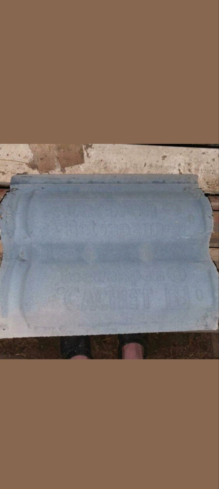 Nieuwe Partij Teeuwen Cachet Beton dakpannen Grijs, Ophalen