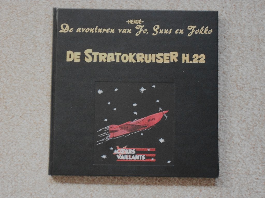 Jo, Suus en Jokko - De Stratokruiser H.22 -hardc zwart leder, Boeken, Eén stripboek, Nieuw, Ophalen of Verzenden, Hergé
