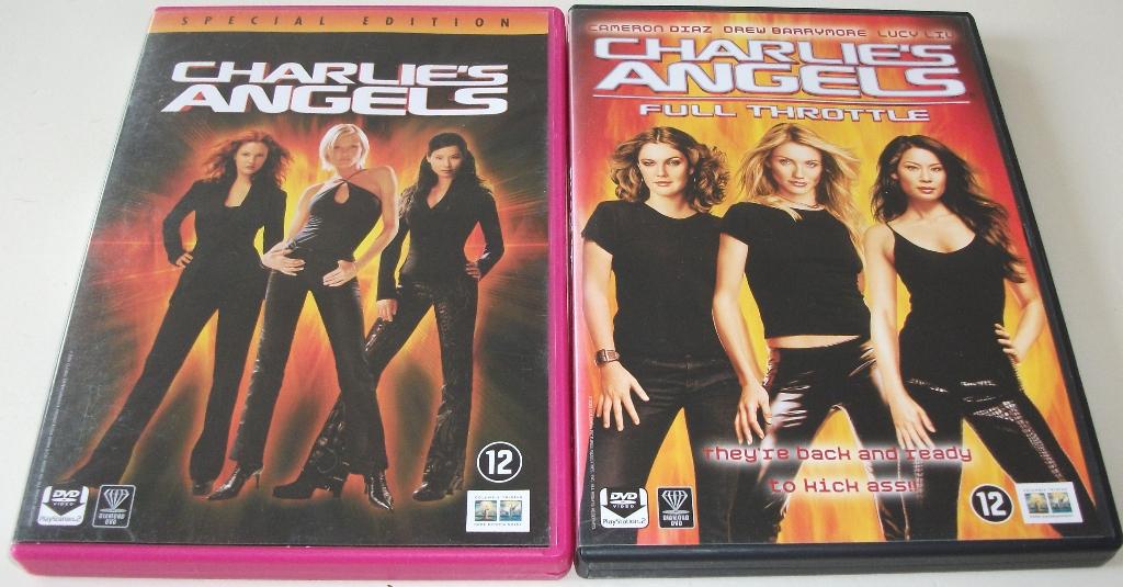 Dvd *** CHARLIE'S ANGELS *** Deel 1 + 2, Vanaf 12 jaar, Ophalen of Verzenden, Zo goed als nieuw, Actie