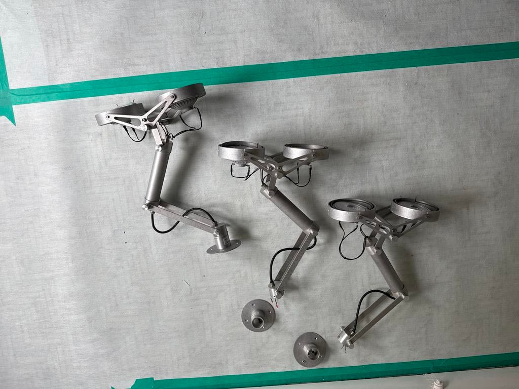 Modular spots met verstelbare knik, Ophalen, Gebruikt, Metaal of Aluminium, Modern/industrieel