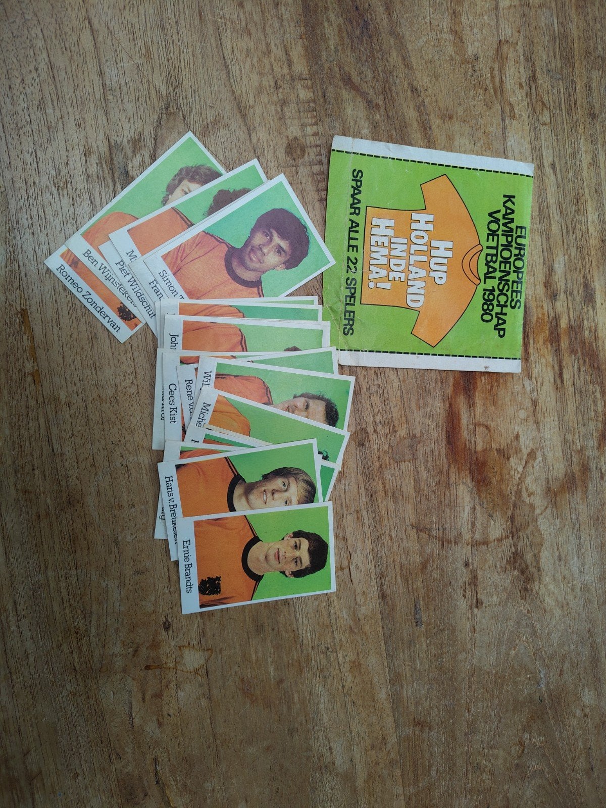 Hema voetbalplaatjes 1980 - Bijna complete set (21/22), Ophalen of Verzenden