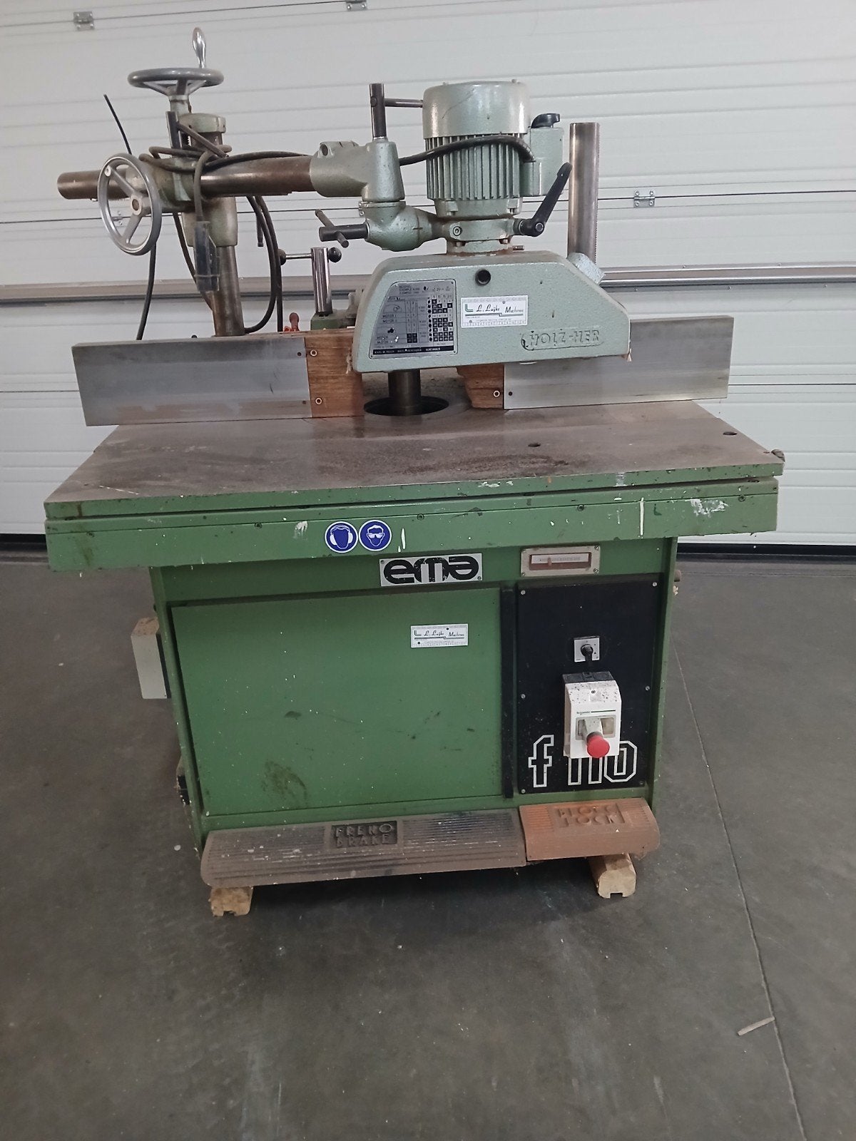 Freesmachine Holz-Her F-110-C met aanvoerapparaat, Ophalen, Gebruikt, Holz-Her, Bovenfrees