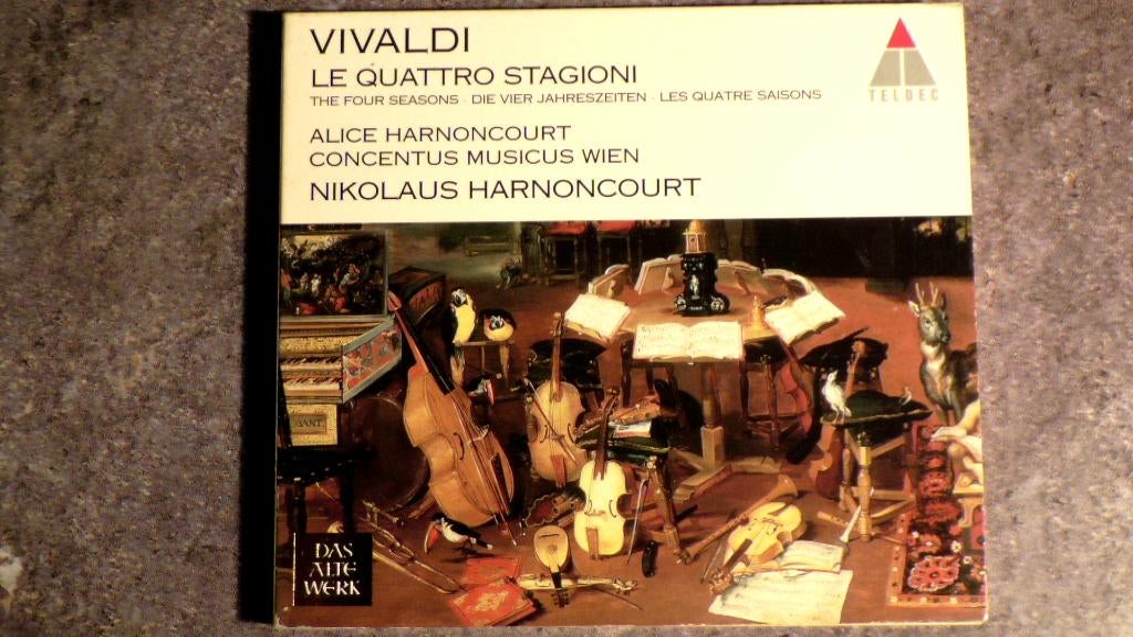 Vivaldi : 4 Jaargetijden - Harnoncourt, Ophalen of Verzenden, Barok, Zo goed als nieuw, Overige typen