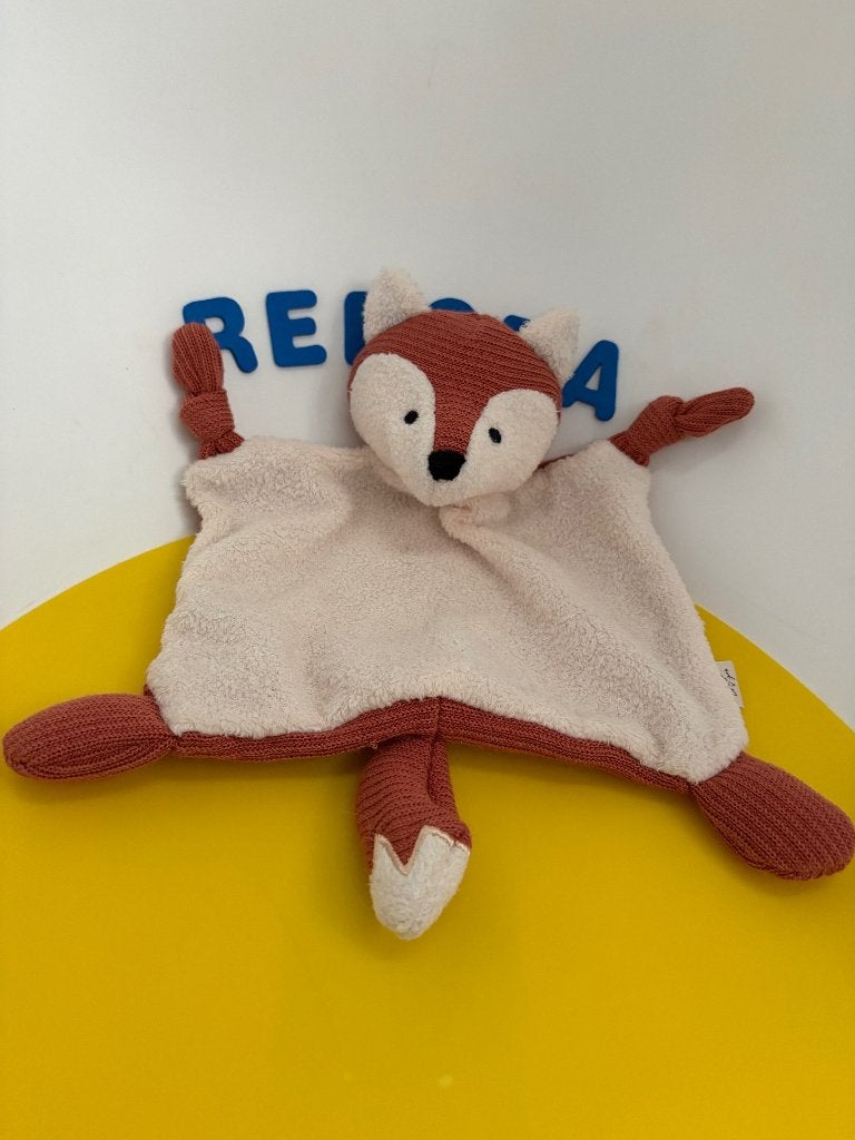 K2939 hema doekje vos bruin wit, Kinderen en Baby's, Speelgoed | Knuffels en Pluche, Ophalen of Verzenden, Zo goed als nieuw, Overige typen