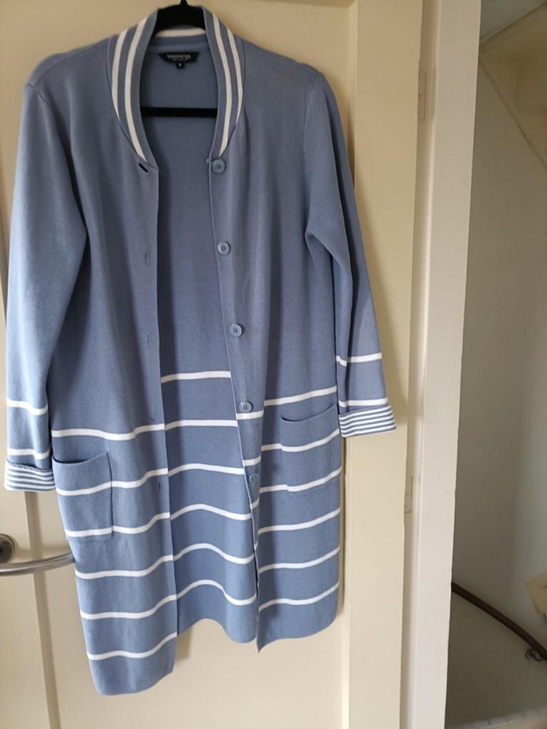 LAVENDEL BLAUW VEST, Maat 38/40 (M), Blauw, Ophalen of Verzenden, Zo goed als nieuw