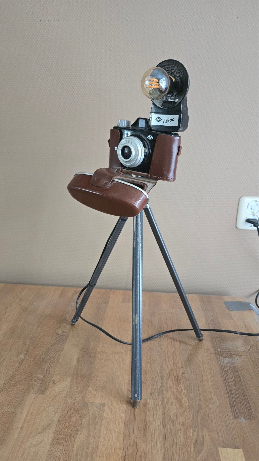 Camera lamp sfeervol licht, Verzamelen, Fotografica en Filmapparatuur, Ophalen of Verzenden, 1960 tot 1980