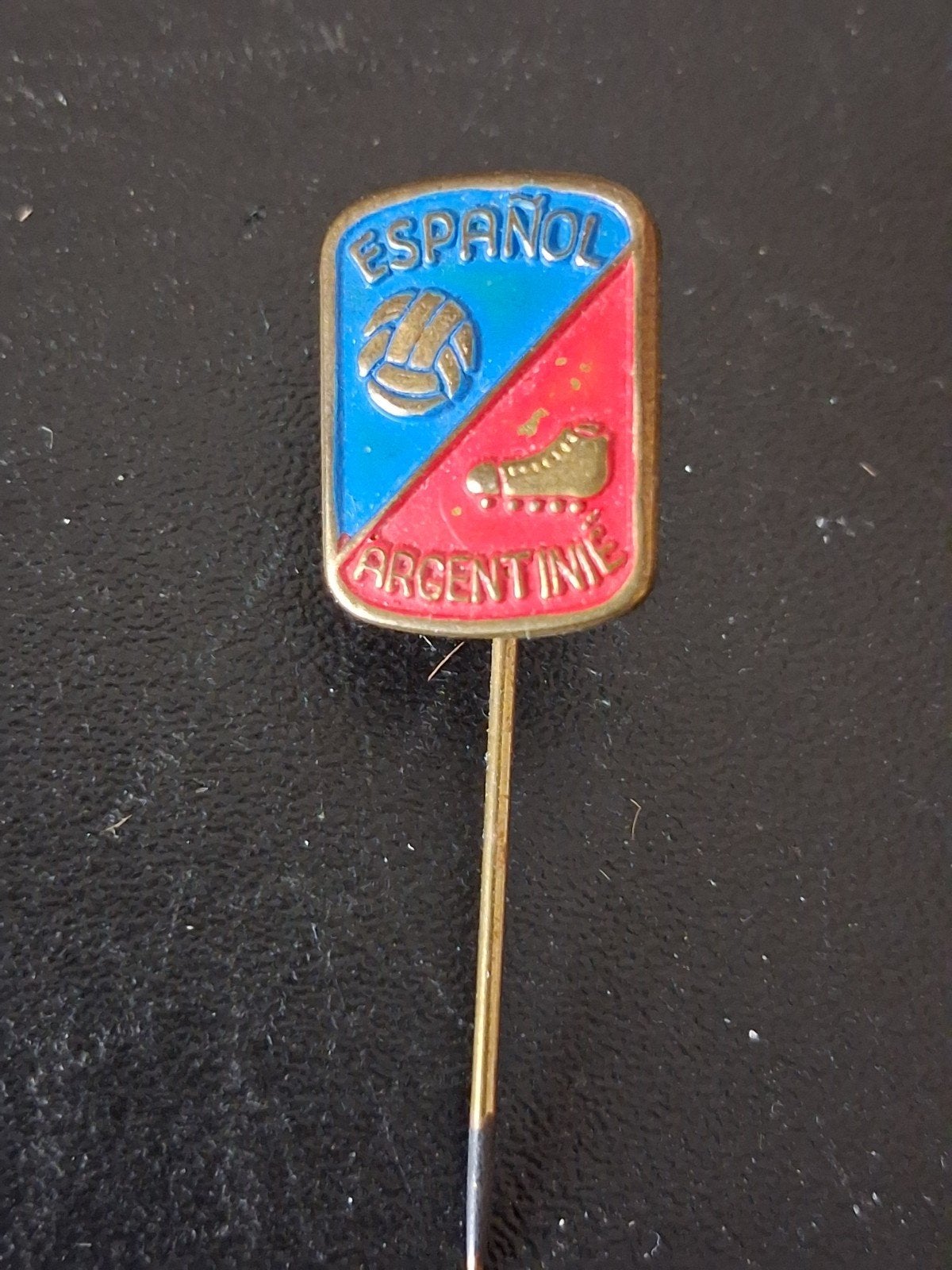 Vintage speldjes: FC Santos Brazilië & Español Argenti, Ophalen of Verzenden, Gebruikt, Buitenlandse clubs, Overige typen