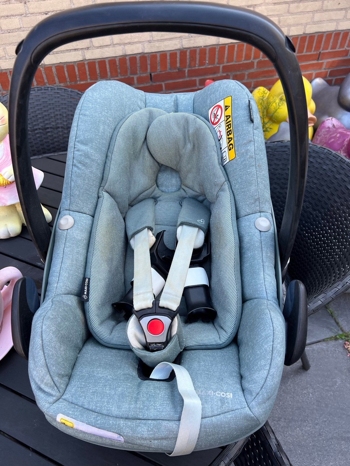 Maxi Cosi Pebble Plus autostoel, Ophalen, Autogordel of Isofix, Gebruikt, Zijbescherming