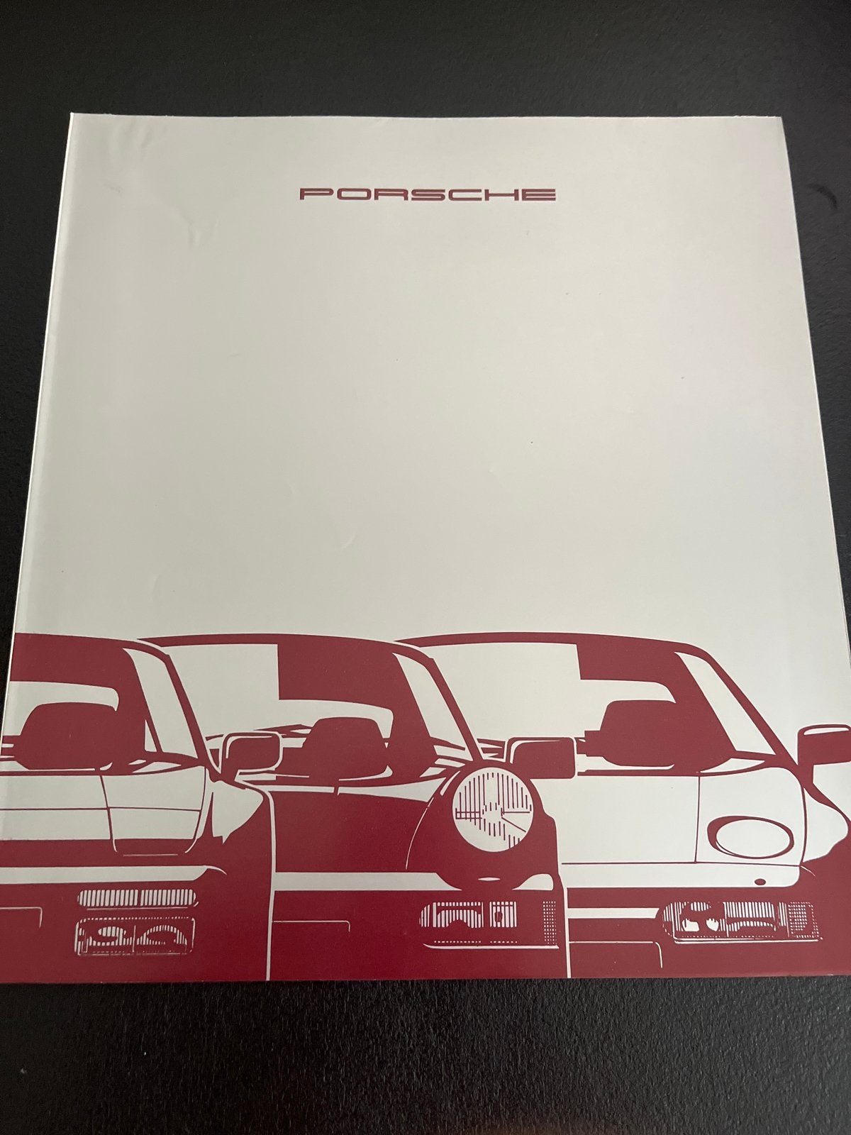Porsche Folder 1990 - 964 Carrera 4 Poster, Ophalen of Verzenden, Zo goed als nieuw, Porsche