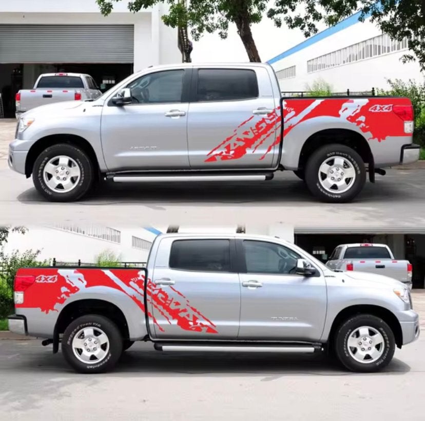 2 stuks nieuwe auto stickers 4 x 4 ford ranger, Ophalen of Verzenden, Nieuw