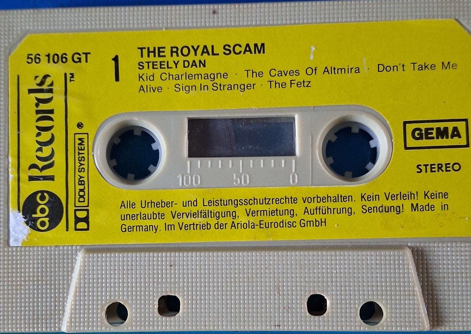 Steely Dan, The Royal Scam. 1976. Cassette bandje., Verzamelen, Ophalen, Gebruikt, Overige typen