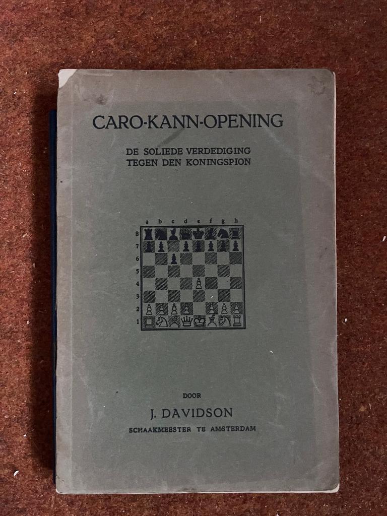 Schaakboek over Caro-Kann opening, Boeken, Gelezen, Ophalen of Verzenden, J. Davidson, Denksport