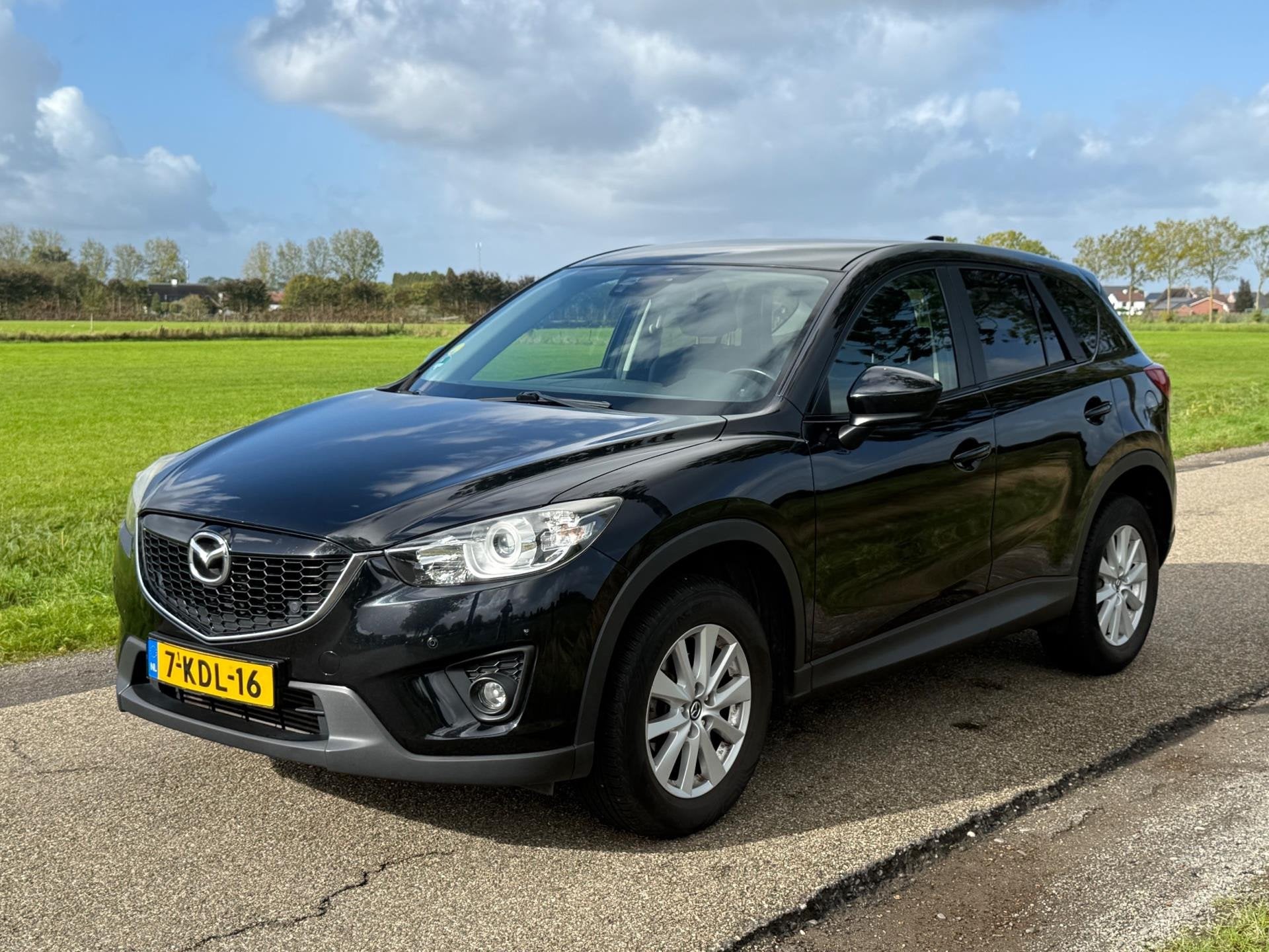 Mazda CX-5 2.2D TS+ 2WD AUT APK 05-2027 NAP Navi, Stof, Gebruikt, 4 cilinders, 2191 cc