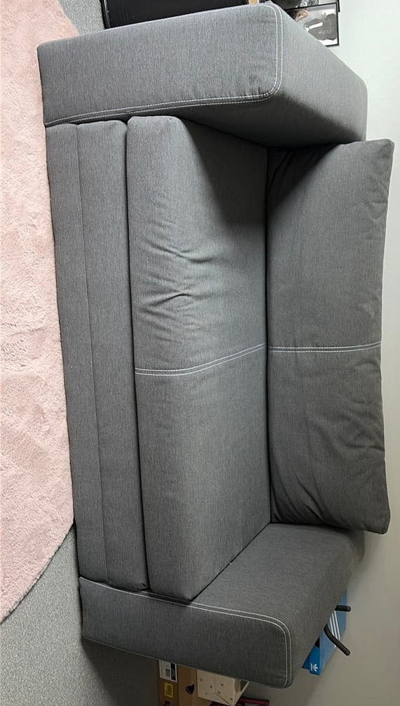 Ikea slaapbank, Ophalen, Tweepersoons, Zo goed als nieuw, 140 cm