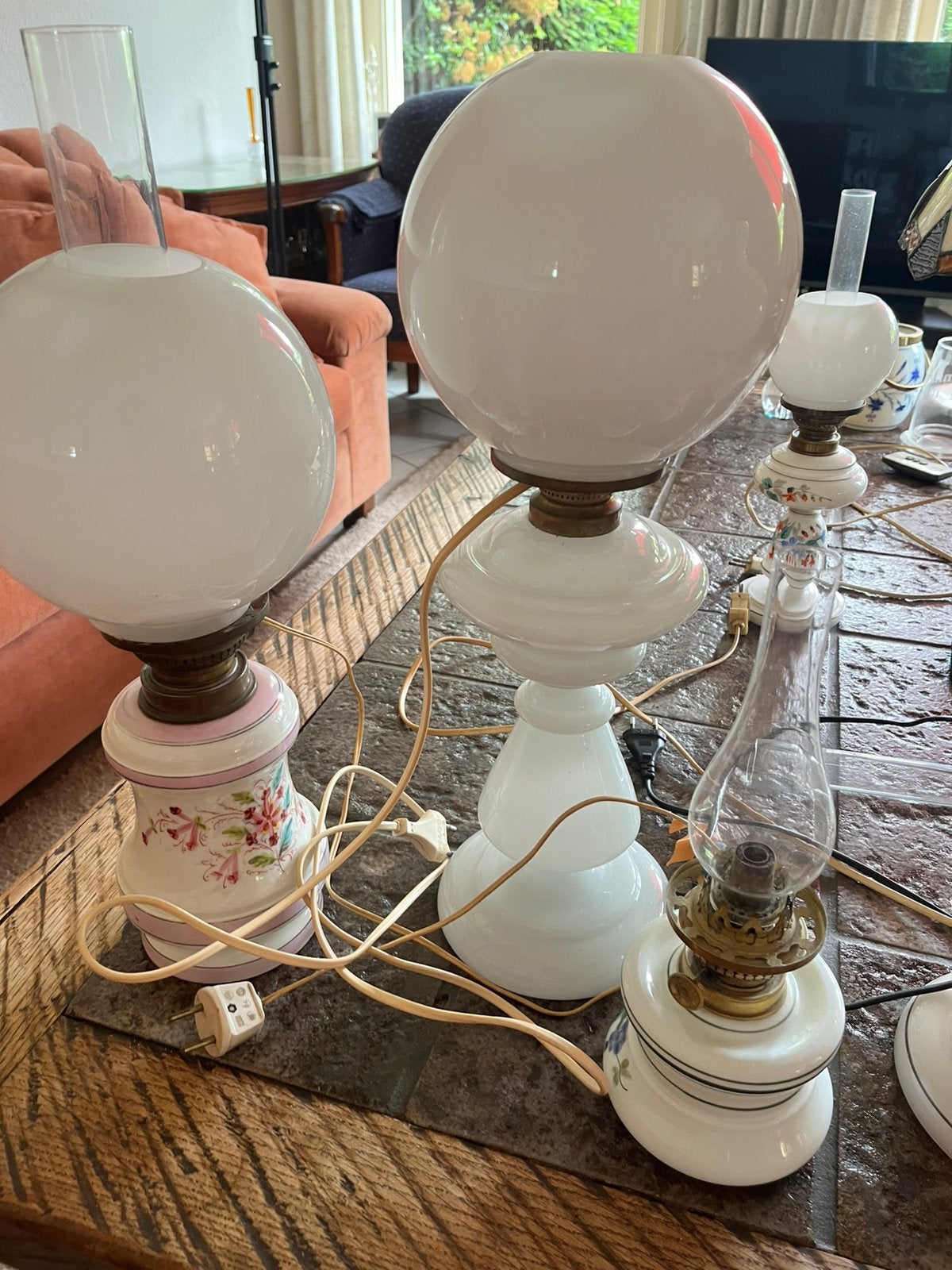 olie lamp, Ophalen, Zo goed als nieuw