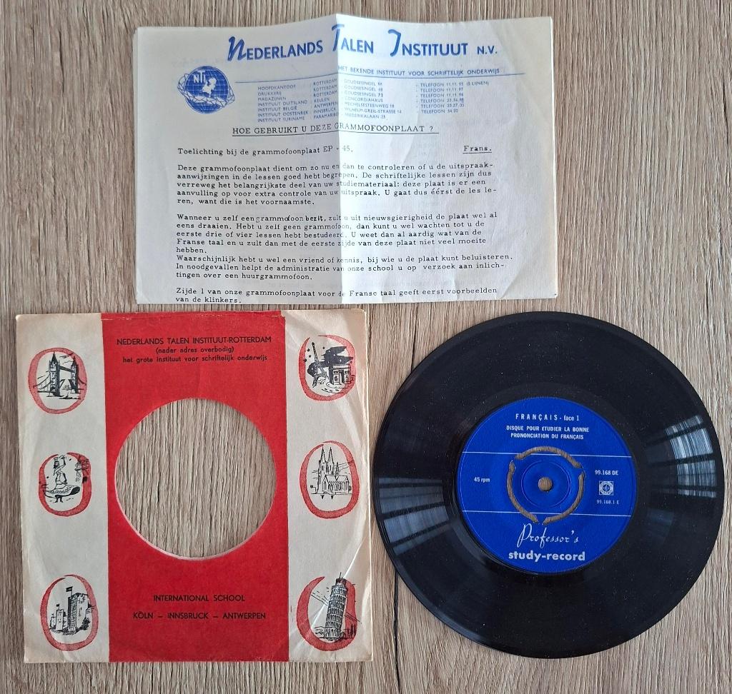 Nederlands Talen Instituut cursus Frans, Gebruikt, 7 inch, Single, Ophalen of Verzenden